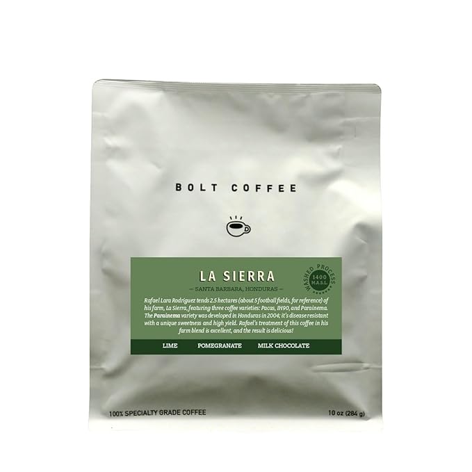 Honduras - La Sierra - Roasted by Bolt Coffee Co. - Whole Bean Coffee - 5 Pound Bag