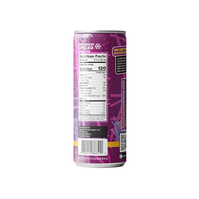 Fun Times Soda Pop (12 Pack Classic Grape)