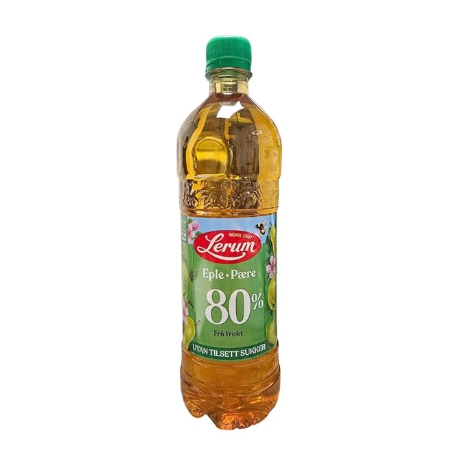 Lerum Apple Pear Juice Concentrate 80% Fruit No Added Sugar 25oz