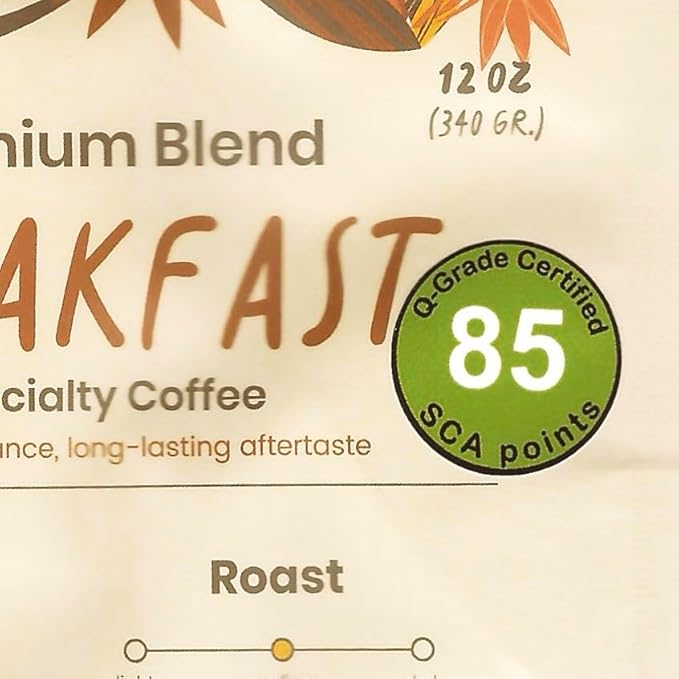 New Orgaanika Andes Breakfast | Gourmet Coffee Blend |Coarse Ground | Medium Roast | Specialty Organic | Best for French Press &amp Cold Brew Coffee Pack of 20 (12oz bags best for restaurants and c