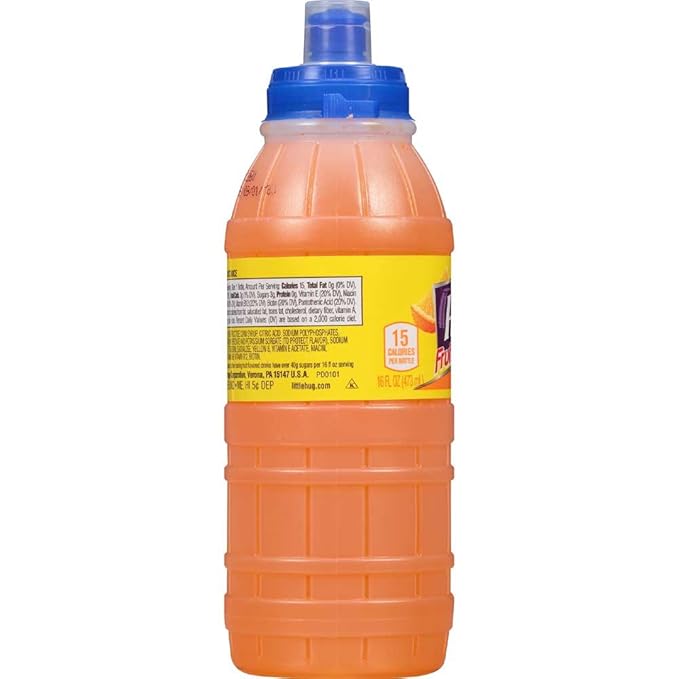 Big Hug Fruit Barrels Sports Cap Orange Fruit Flavored Drink 16 Fluid Ounce -- 24 per case.