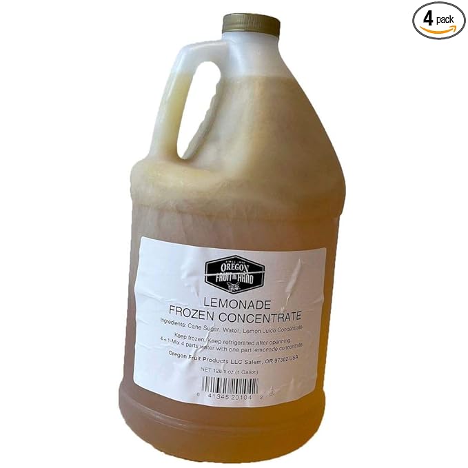 Fruit In Hand 4 Plus 1 Lemonade Concentrate 128 Ounce - 4 per case.