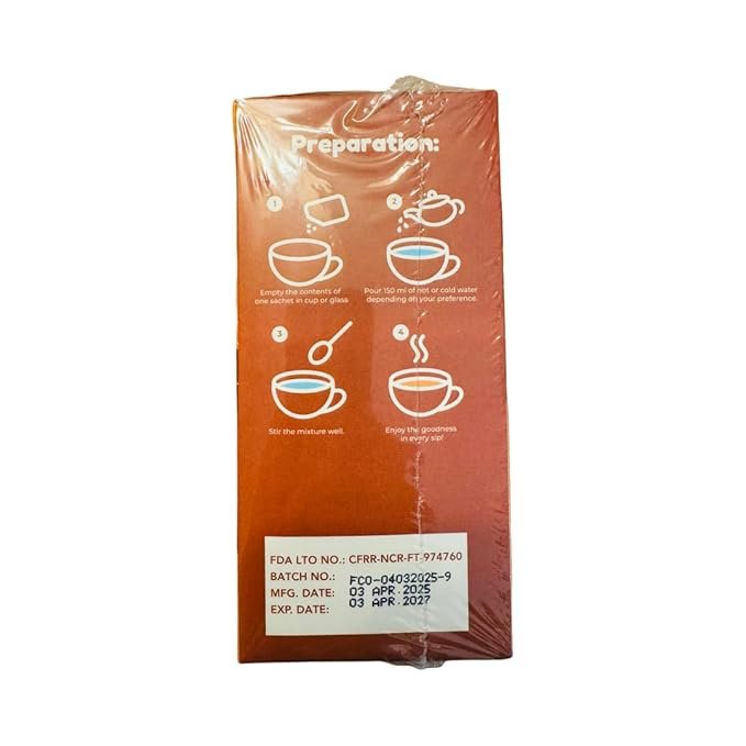 Hot Babe Black Coffee Mix by Kiray Celis (10 Sachets Black Macchiato)