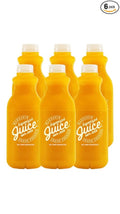Squeezed Juice 100% Mandarin Juice 32 fl oz 6 Pack Bottles | HPP Pasteurized | Not from Concentrate | Fresh Pressed | California Fruit Juice…