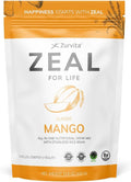 Zurvita Zeal for Life Wellness Drink Mix - Mango Flavor - Gluten-Free Vegan with Biotin Vitamins B12 C D E Iron Magnesium - 30 Servings (420g)