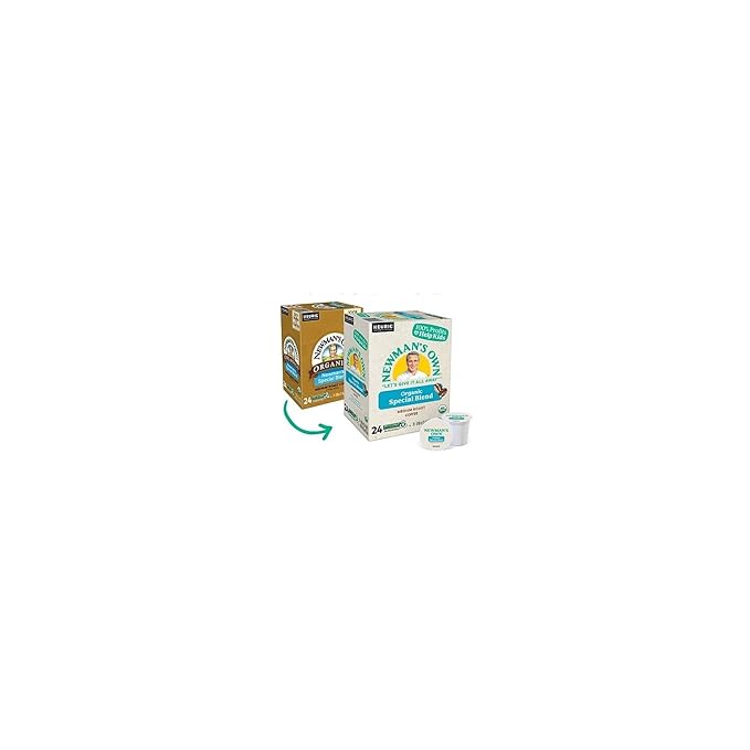 Newman's Own Organics K-Cup Portion Pack for Keurig K-Cup Brewers Newman's Own Special Blend (Pack of 96) (Packaging may vary)