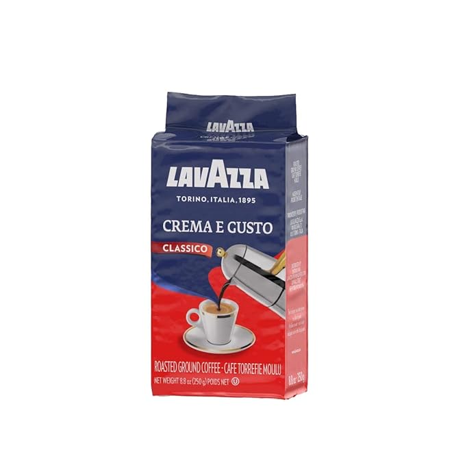 4x LAVAZZA CREMA E GUSTO Classico Ground Italian Coffee Espresso 250g