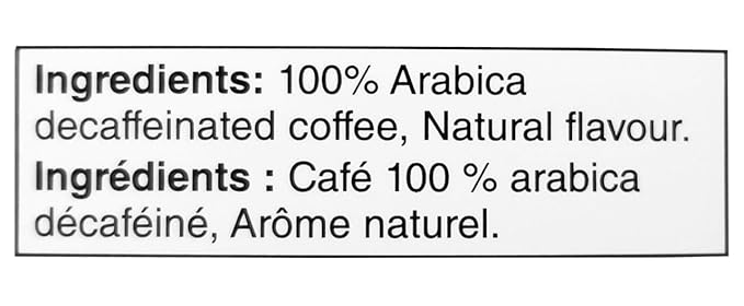 President's Choice Naturally Flavoured Decaffeinated Hazelnut Vanilla Coffee 250g/8.75 oz. Box (Imported from Canada)