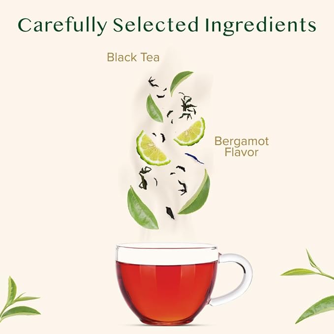 VAHDAM Earl Grey Tea Loose Leaf 170+ Cups (340g/12oz) Citrusy &amp Delicious Black Tea blended with 100% Natural Oil of Bergamot | Brew Hot/Iced Tea