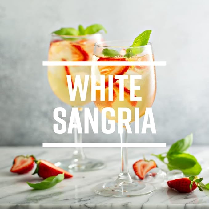 Tropical Sensations White Sangria Granita Slushie Mix – 6 Bottles 64 oz Each – Non-Alcoholic Frozen Drink Mix for Slush Machines – Bulk Case