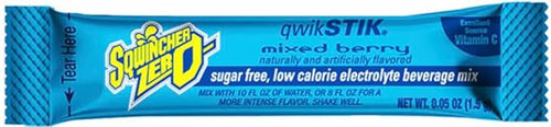 500-Pack Electrolyte Powder Packets ZERO Qwik Stik- Sugar-Free Drink Mix Assorted Flavors 500-Pack - Hydration Packets with Multi-Flavor