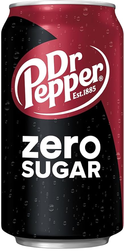 Dr. Pepper Zero Sugar Variety Pack - 4 Flavors | 12 Fl Oz (Pack of 8)