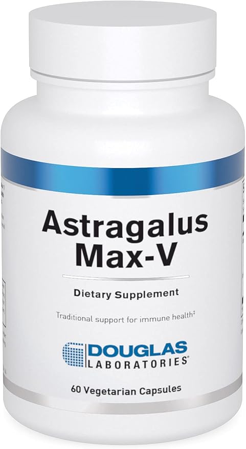 Douglas Laboratories Astragalus Max-V Supplement | Supplement to Support The Immune Cardiovascular Renal and Hepatic Systems* | 60 Capsules