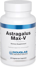 Douglas Laboratories Astragalus Max-V Supplement | Supplement to Support The Immune Cardiovascular Renal and Hepatic Systems* | 60 Capsules