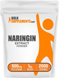 BulkSupplements.com Naringin Extract Powder - Sourced from Citrus Fruit Naringin Supplement - Herbal Supplement Gluten Free 500mg per Serving 1kg (2.2 lbs) (Pack of 1)