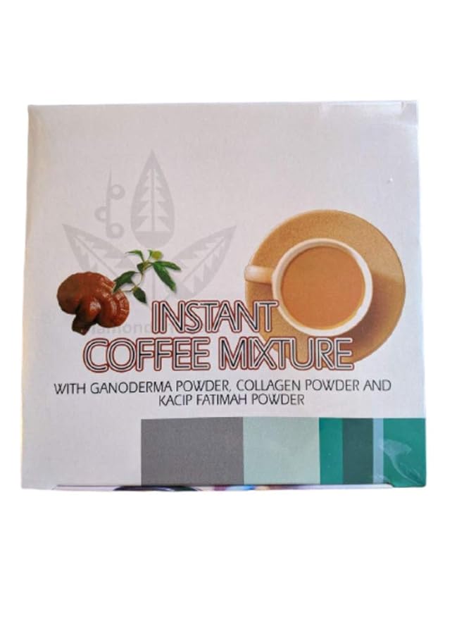 Diamond Interest Healthy Hair Skin &amp Nails Coffee with Ganoderma Collagen and Kacip Fahtima (Case)