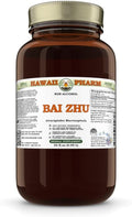 Bai Zhu (Atractylodes Macrocephala) Dry Rhizome Glycerite Made in Hawaii All Natural Vegan Lab Tested Alcohol-Free Liquid Extract - 32 fl.oz