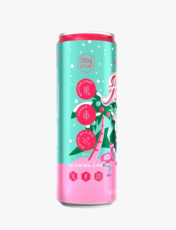NEW Alani Winter Wonderland Energy Drink - 12 fl oz Cans 6 Pack