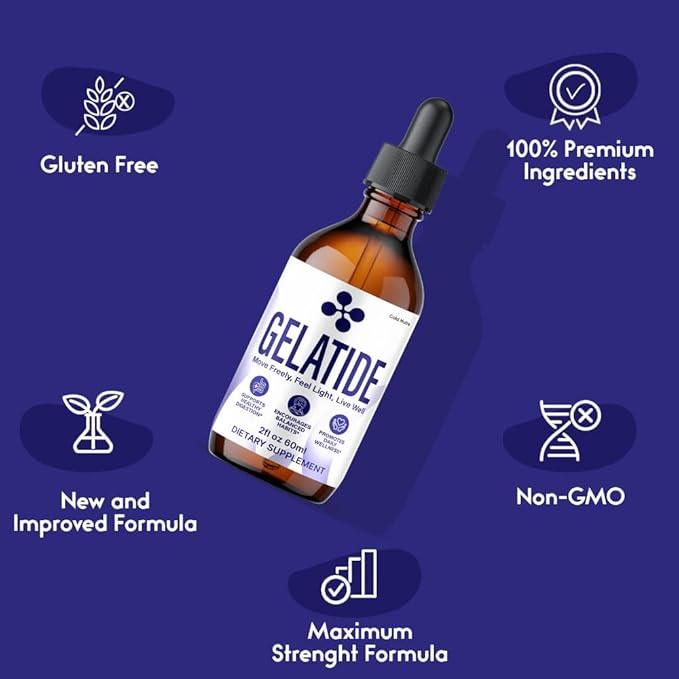Gelatide Drops All Natural Maximum Strength Formula All Natural Gela Tide Liquid Drops Supplement (5)