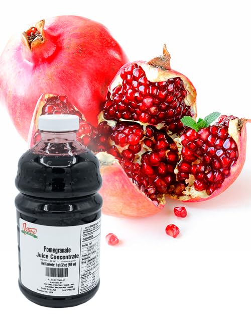 Nature Blessed 100% Pure Pomegranate Concentrate - 1 Quart (1/32 fl oz bottle) Applications: Home Wine Making Brewing Distilling Smoothies Jelly