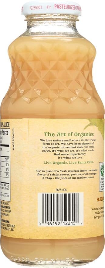Santa Cruz Juice Lemon 100% Org