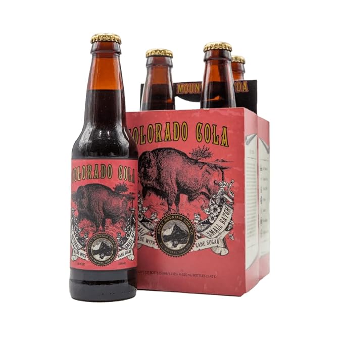 Rocky Mountain Soda Colorado Cola 4 Pack 48 fl oz (Pack of 6)