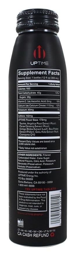 Uptime Energy Drink Original 12 fl oz