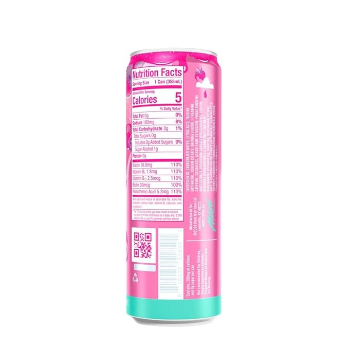Generic Alani Energy Drinks Variety Pack - (Pack Of 12) - 2 Different Flavors : Pink Slush and Orange Kiss - 12 fl.oz. Can