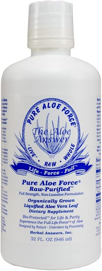 Herbal Answers Pure Aloe Force 32 Fl Oz