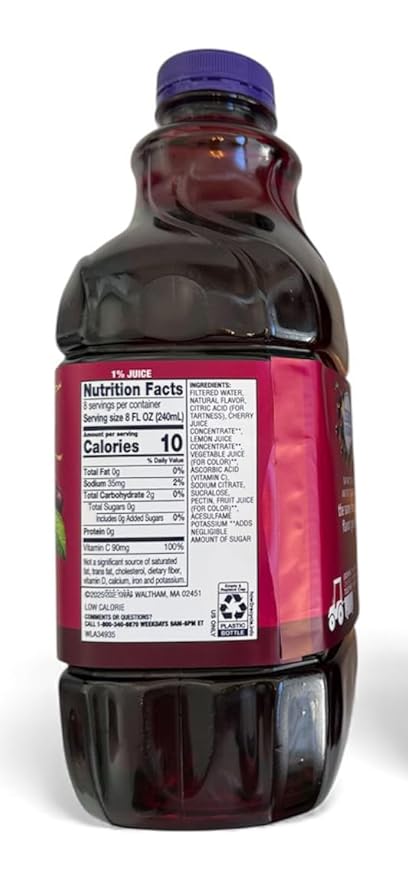Welch$ Black Cherry Zero Sugar Drink 64 fl oz Bottle - 2 Pack