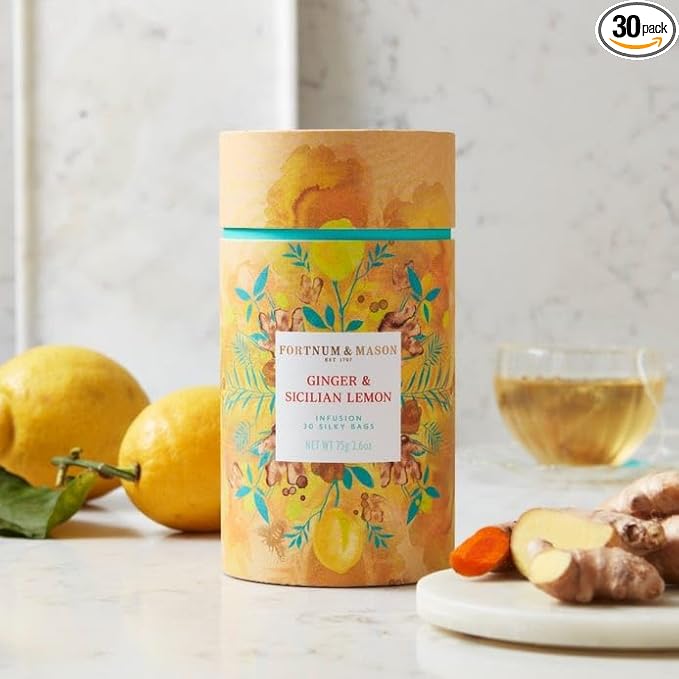 Ginger &amp Sicilian Lemon Infusion 30 Silky Bags