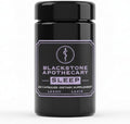 Sleep Supplement - Nutrient-Based - Magnesium Glycinate L-Theanine GABA Active B6 (P5P) Zinc Glycinate - in Black Glass Jar - Natural Lavender Scent - by Blackstone Apothecary