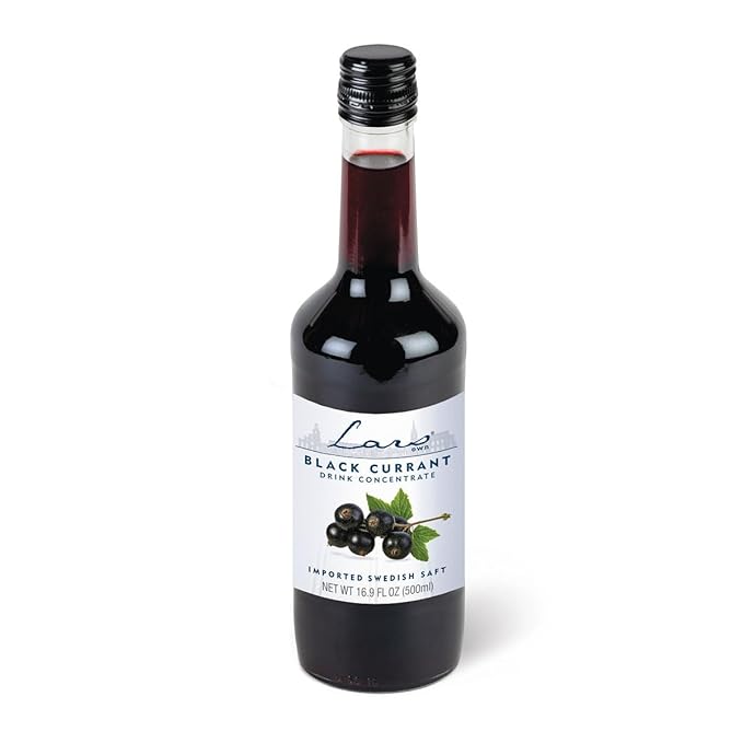 Lars Own Black Currant Drink Concentrate (Saft) Bottle 16.9oz