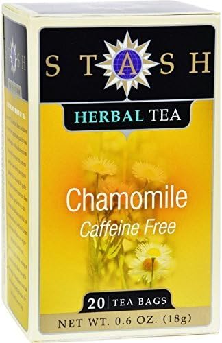 Stash Premium Chamomile Herbal Tea Tea Bags 20-Count Boxes (Pack of 6) ( Value Bulk Multi-pack)