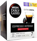 Nescafé Dolce Gusto Espresso Intenso Decaf/Decaffeinated Coffee Pods x16 (Pack of 1)