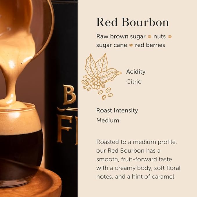 Bean of Fire El Salvador Red Bourbon Washed Ground Coffee – Medium Roast Single Origin Specialty Smooth &amp Fruity Cup (16 oz)