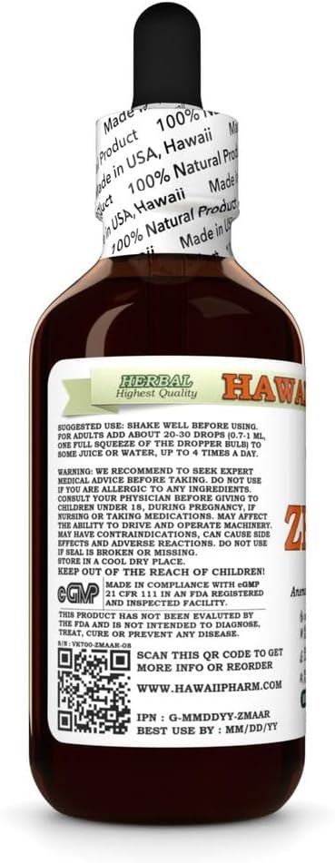 Zhi Mu (Anemarrhena Asphodeloides) Dry Root Glycerite All Natural Vegan Lab Tested Alcohol-Free Liquid Extract - 2 fl.oz