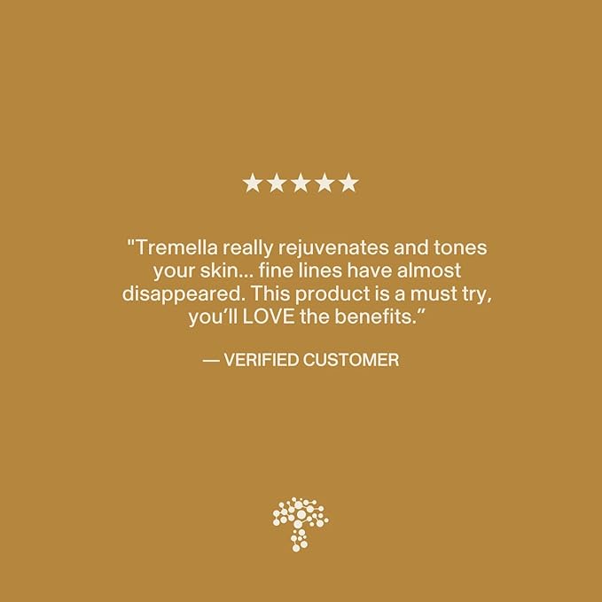Real Mushrooms Tremella Mushroom Powder – Organic Tremella Extract from Fruiting Body – for Daily Wellness Routine – Vegan Non-GMO No Fillers – 60 Servings Mushroom Blend Supplements