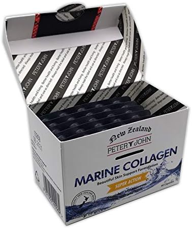 HEALTHFARM Marine Collagen 60Capsule Contains Royal Jelly/for Beartuiful Skin Hair and Nails Dietary Supplement (1 Pack)