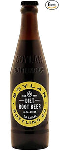 Boylan Diet Root Beer - 12 oz (6 Glass Bottles)
