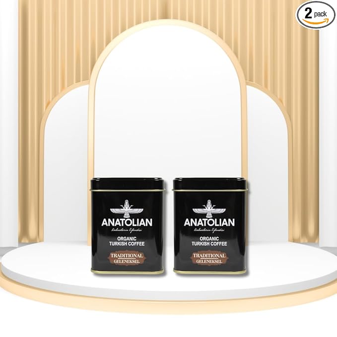 Authentic Turkish Coffee – Traditional Fine Ground Coffee Rich &amp Bold Flavor 100g / 3.5oz – Smooth Aromatic Premium Quality Perfect for Turkish Coffee Lovers Arabic coffe (2 piece)