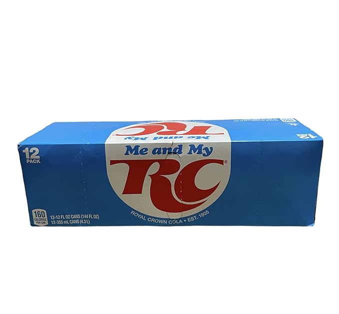 RC Royal Crown Cola Reserve - Munchie Box Stash - Cans or Bottles (Pack of (12) 12 Oz Cans)