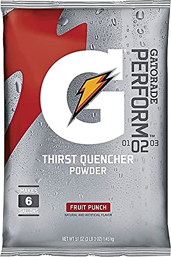 Gatorade Original Powdered Drink Mix Fruit Punch 51oz Packet 14/Carton