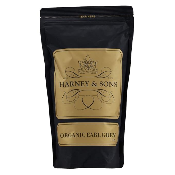 Harney &amp Sons Organic Earl Grey Loose Tea 16 Oz