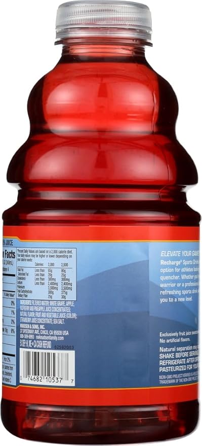 Knudsen Mix Berry Recharge Juice 32 Oz (Pack of 12)