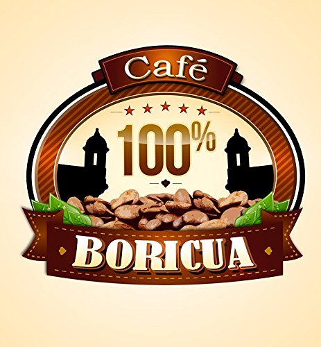 Cafe 100% Boricua - Puerto Rico's Specialty Coffee from 100% Arabiga Bean by Cafe Oro Puerto Rico Inc. - Ground Coffee 14 oz bag (Count of 2)