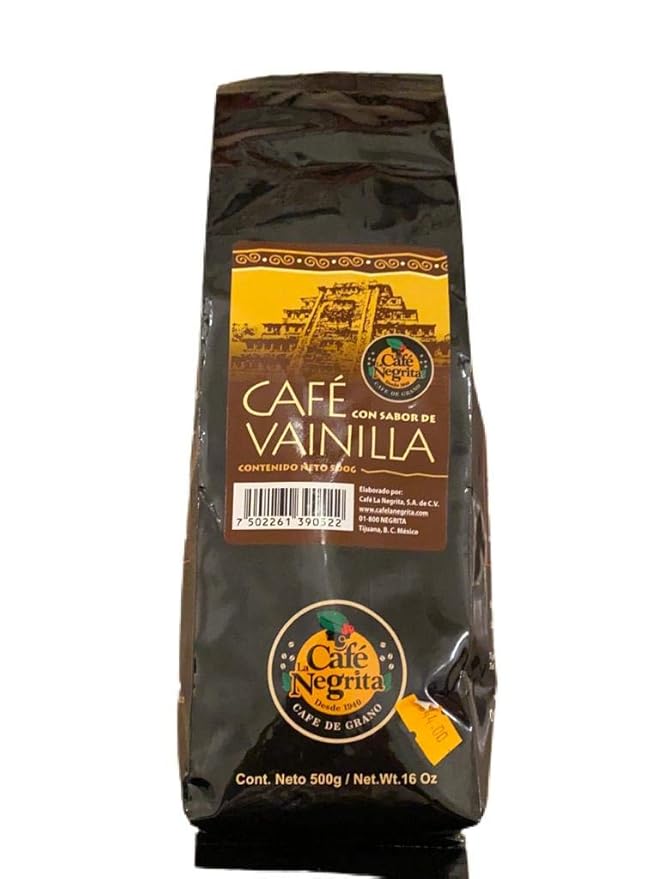 Coffee Cafe vainilla Cafe Negrita 500 g 16 oz