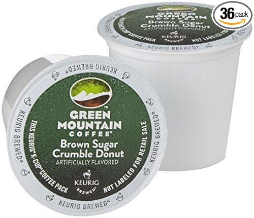Green Mountain Brown Sugar Crumble Donut Coffee (36 K-Cups)