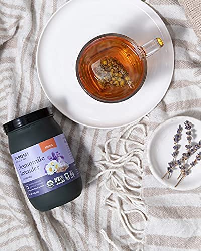 Paromi Chamomile Lavender Rooibos Organic Tea Signature Jar 15 Count (Pack of 3)
