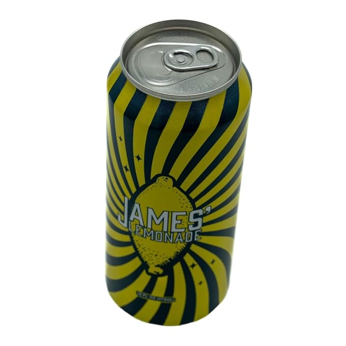 James Lemonade Original Lemon Juice 16oz (12 Pack) - Original Recipe w/Fresh Mint since 1998 - Plastic Juice Bottles - 100% Natural Lemonade Flavor - Lemon Drink - Refreshing Drinks
